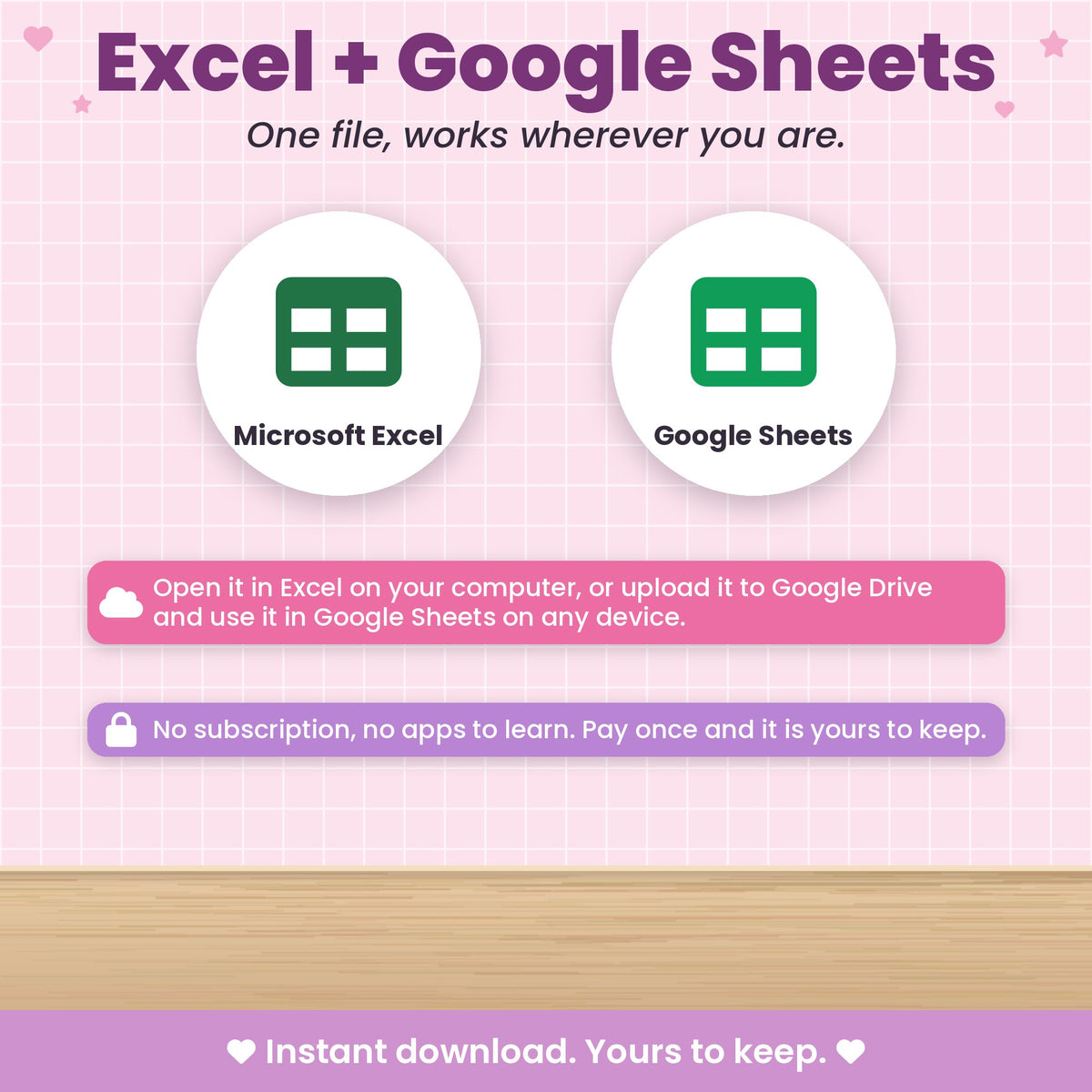 Cleaning and Home Maintenance Spreadsheet for Excel & Google Sheets