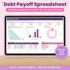 Debt Snowball Spreadsheet for Excel & Google Sheets