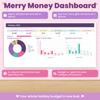 Holiday Budget Spreadsheet for Excel & Google Sheets