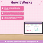 Holiday Budget Spreadsheet for Excel & Google Sheets