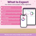 Home Renovation Project Spreadsheet for Excel & Google Sheets