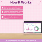 Home Renovation Project Spreadsheet for Excel & Google Sheets