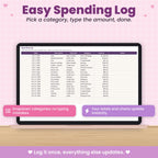 Monthly Budget Spreadsheet for Excel & Google Sheets