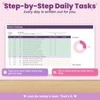 Organizing Challenge Spreadsheet for Excel & Google Sheets