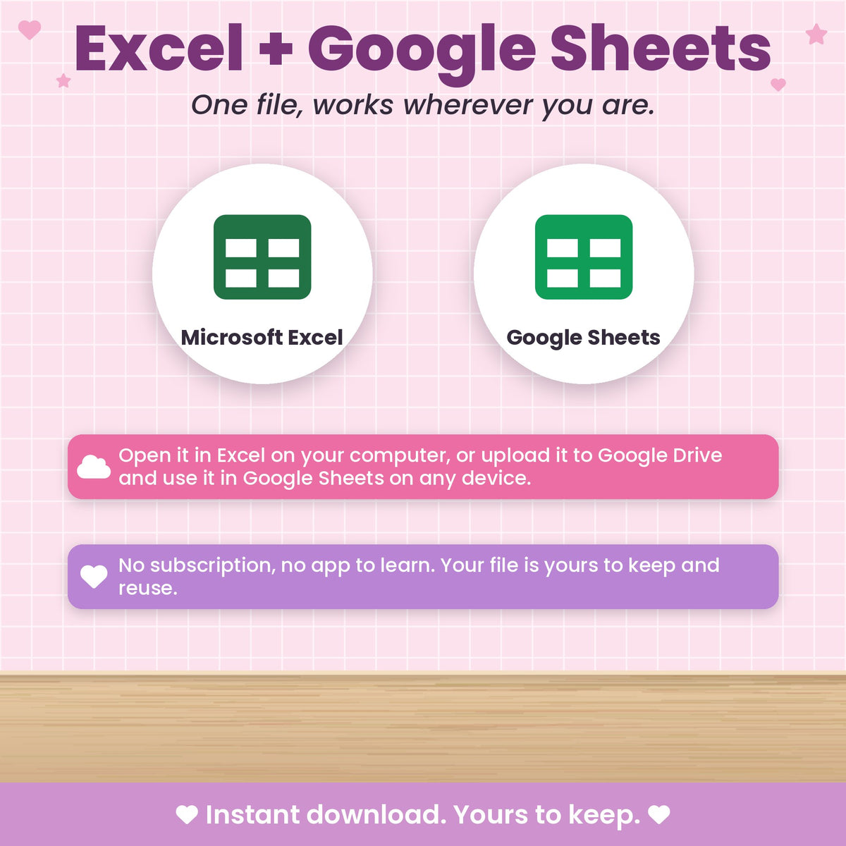 Organizing Challenge Spreadsheet for Excel & Google Sheets