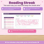 Reading Tracker Spreadsheet for Excel & Google Sheets