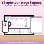Savings Tracker / Sinking Funds Spreadsheet for Excel & Google Sheets