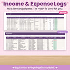 Small Business Bookkeeping Spreadsheet for Excel & Google Sheets