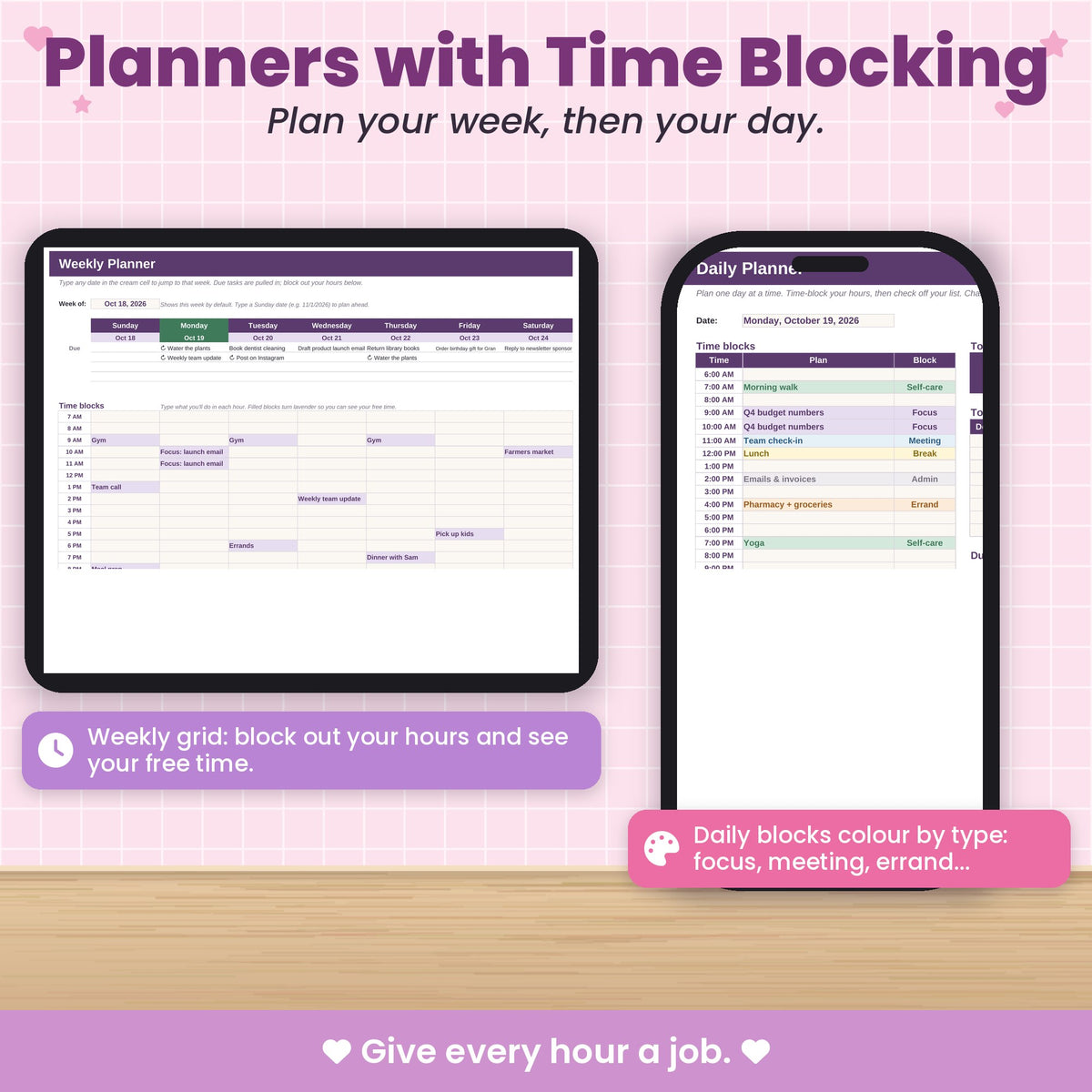 Task Tracker and To-Do List Spreadsheet for Excel & Google Sheets