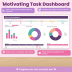 Task Tracker and To-Do List Spreadsheet for Excel & Google Sheets