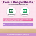 Task Tracker and To-Do List Spreadsheet for Excel & Google Sheets