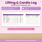 Workout & Macro Tracker Spreadsheet for Excel & Google Sheets